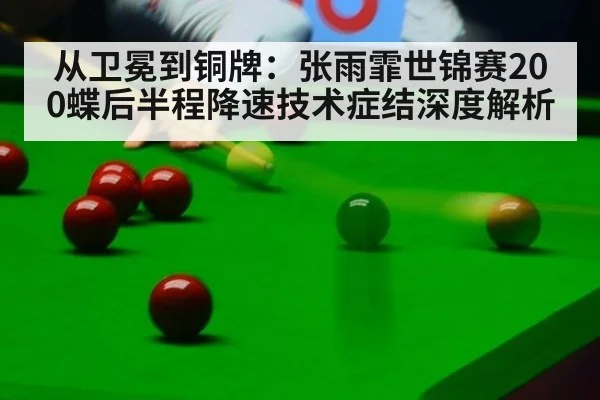 从卫冕到铜牌：张雨霏世锦赛200蝶后半程降速技术症结深度解析